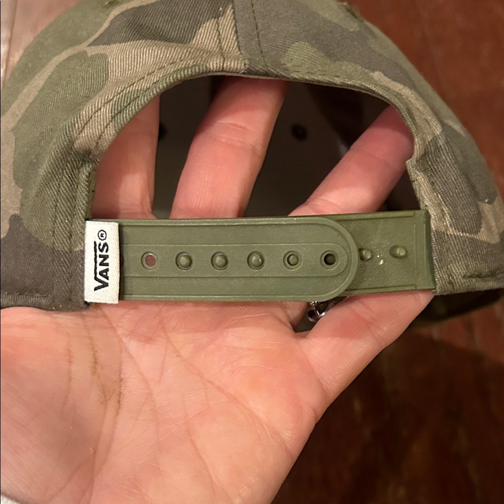 Vans Green Camo Bear Logo Cap - Picture 6 of 9